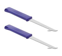 DEARMAMY Outil de Nettoyage pour Fontaines Extérieures - Crochet Robuste Bleu pour Déversoir de Cascade, Accessoire de Jardin pour Retirer Gravier et Débris, Nettoyeur D’étang Polyvalent