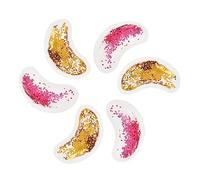 DEARMAMY Packs de Gel Yeux U en 6Pcs Rafraîchissants Réutilisables Gel Élastique Anti-Enflure Soin pour Adultes pour Fatigue Oculaire Utilisation à Domicile Souples