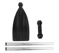 DEARMAMY Pagaie de Bateau Gonflable, Rame de Paddleboard, Alliage D'aluminium et Plastique, Manuelle, Détachable, Légère, pour Canoë et Bateau Gonflable, Aventures en Plein Air,