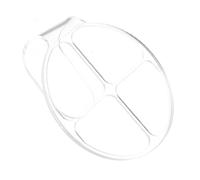 DEARMAMY Palette De Maquillage Acrylique Transparente Portable Palette à Compartiments Outil Maniable Pour Mélange Et Nail Art Légère Et Réutilisable