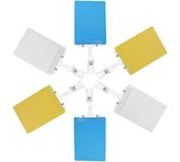 DEARMAMY Panneau de Prix Effaçable avec Clip, Porte-afficheur de Prix en Pvc, 1 Set, Assemblage Rapide et Flexible, pour Panneaux et Autres Articles, Supermarchés et Expositions