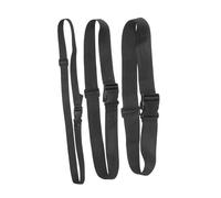 DEARMAMY Paquet De 3 Pièces Prolongateur De D'école Ceinture De Course Femme Sangle De Bagage Extenseur Sangle De Chaîne Sangles De Bandoulière pour Mini- Stade Came Nylon Black