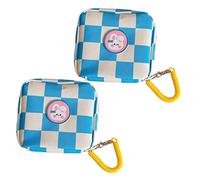 DEARMAMY Paquet de Rangement Multifonction pour Serviettes Hygiéniques Lot de 2 Pochettes Pochette Portable Matériau PU Filles Rangement Pratique Accessoire Utile
