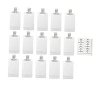 DEARMAMY Paquet De Rangement Pour Cosmétiques 16 Pièces 100 Ml Pochette De Lotion Vide Étanche Pour Voyage Camping Vacances Étiquette Imperméable