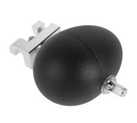 DEARMAMY Pédale de Pad de Batterie Électronique Noire Tête en Caoutchouc et Ressort, Conception Polyvalente pour Batterie Électrique et Instruments de Percussion