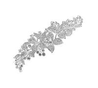 DEARMAMY Peigne à Cheveux De Coiffure De Mariée Mariage Fantaisie Filles Casque De Mariée Fleurs De Cheveux Pour Les Femmes Bandeau Accessoires Faire La Fête Caches De Mode