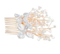 DEARMAMY peigne à cheveux en Peigne de cheveux de mariage peigne à cheveux strass mariée hair charms hair toppers peigne à cheveux de mariage accessoires de cheveux en strass métaux