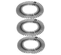 DEARMAMY Peigne à Ressort Extensible 3 Pièces Taille Moyenne Pour Cheveux Noirs Maîtrise Des Mèches Rebelles Coiffure Quotidienne Polyvalente Accessoires Flexibles Sport