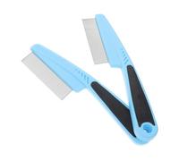 DEARMAMY Peigne Antipelliculaire Inoxydable à Dents Fines Lot de 2 pour Garçon et Filles et Animaux Élimine Pellicules Confort Ergonomique Coiffure Facile