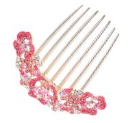 DEARMAMY Peigne Cheveux Mariage Fleurs Pince Cheveux Femme Fleur Peigne à Décoratif Pour Coiffure Spéciale