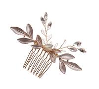 DEARMAMY Peigne de Mariage Cristal avec Accessoire Chic pour Mariée Élégant et Durable Coiffure Unique pour Jour