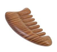 DEARMAMY Peigne de Massage Bois Peigne Multifonctionnel Portable pour Massage Chevelu Détente Pratique et Arrondi sans Joint Couleur Aléatoire