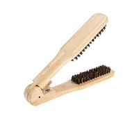 DEARMAMY Peigne Lisseur à Poils Peigne Bois Démêlant Pour Cheveux Lisseur à Poils à Lamelles Bois