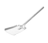 DEARMAMY Pelle à Cendres Fonte Épaisse avec Long Manche Outil pour Cheminée Barbecue et Poêle à Bois Prise Ergonomique pour Nettoyage des Braises et Cendres