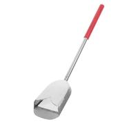 DEARMAMY Pelle à Crottes Réglable en Acier Inoxydable pour Poulailler, Grosse Pelle à Litière à Long Manche, Scoop Robuste pour Nettoyage Déjections Oiseaux, Accessoire Pratique pour Cage