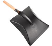 DEARMAMY Pelle Plate en Fer Multifonction Manche en Bois, Petite Pelle Pratique pour Jardinage Domestique, Outil Portable pour Terre et Déchets, pour Jardin et Balcon, Design Compact