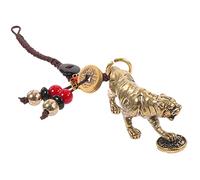 DEARMAMY Pendentif Tigre Porte-clés Porte- Porte-clés Feng Shui Mousqueton Porte-clés Tigre Jointoyer Macarons Charmes Peluche Pendentifs Dragon Porte-clés De Charme Laiton
