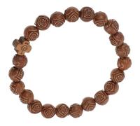 DEARMAMY Perles Religieuses En Bois Bracelet Croix Bracelet Catholique Chapelet Pour Femmes Hommes Prière Religieuse Catholique Rétro Bijoux