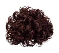DEARMAMY Perruque Homme Cosplay Bouclée Synthétique Pour Fête Soirée Unique Facile Porter Couleur Naturelle Lavable Eau Froide