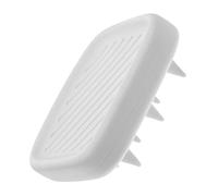 DEARMAMY Pinceau de shampooing en silicone massage démêler shampoing dop shampouineuse masseur de cheveux shampoing masseur brosse cuir chevelu Gel de silice Grey
