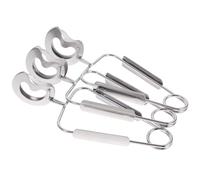 DEARMAMY Pinces à Escargots en Acier Inoxydable 3 Pcs Pince à Nourriture à Ressort Clip de Service la Cuisine Prise Facile D’Une Main pour Crustacés Fruits et Salades