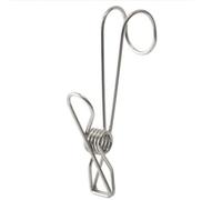 DEARMAMY Pinces à Linge Vent Résistantes 12pcs en Acier Inoxydable Faciles à, pour Barres et Panneaux Latéraux