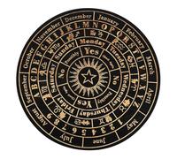 DEARMAMY Planche à Pendule de Divination Élégant avec Sculptés Décoration Spirituelle Métaphysique pour Maison