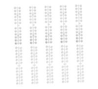 DEARMAMY Planches De Couleurs Pour Ongles 240 Pièces Transparent Et Naturel Pratique Manucure Nail Art Apprentissage Double Face Adhésif Usage Professionnel