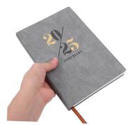 DEARMAMY Planner Agenda Scolaire Minimaliste Organiseur Quotidien pour Étudiants et Professionnels Cahier de Notes Usage Journalier Couverture Grise Bureau et Étude
