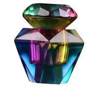 DEARMAMY Plat à Ongles Dappen En Verre Octogonal Transparent Couvercle, , Godet Monomère Liquide Pour Ongles Acryliques, Accessoires Nail Art Pour Artistes Et Usage Domestique