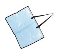 DEARMAMY Pochette Zippée pour Affiches et Documents avec Poignée Sac de Rangement Transparent pour Portfolio Œuvres Art