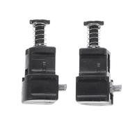 DEARMAMY Poignée Télescopique pour Valise 2 Pièces Accessoire de Réparation Métallique pour Barres de Bagages Moyennes Verrou de Tige Coulissante Compatible Valises de Voyage