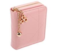 DEARMAMY Porte- à Petit Portefeuille De Voyage Pochette avec Design Cuir PU Porte- Trifold Élégant Et Pratique pour Dames Et