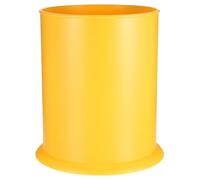 DEARMAMY Porte-Baguettes de Comptoir Jaune Grand Format en Plastique Ventilé Support de Rangement Multifonction pour Ustensiles Cuisine Égouttoir Pratique pour Organisation la Cuisine