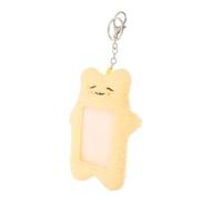 DEARMAMY Porte Carte Peluche Visible et Protection Durable pour Cartes Identité et Badges Adapté Personnel et Usage Accessoire Portable et Décoratif