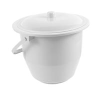 DEARMAMY Pot de Nuit Unisexe avec Couvercle Plastique Urinoir Portable pour Camping et Usage Domestique Urine Pot pour Garçon Fille et Adultes