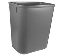 DEARMAMY Poubelle Plastique Sans Couvercle pour Bureau et Maison Corbeille Rectangulaire Compacte et Légère Abs Conteneur à Déchets Polyvalent pour Salle de Bain et Couleur Aléatoire
