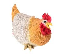 DEARMAMY Poule d'halloween Réaliste en Vinyle, Décor Terrifiant pour | Détails Vivants, Finition Soignée, Usage Carnaval, Effet Saisissant et Solide