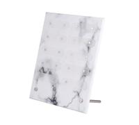 DEARMAMY Présentoir Nail Art En Acrylique Motif Pierres Support Nuancier Pour Présentation Ongles Salon Chambre Et Décoration