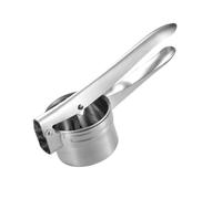 DEARMAMY Presse-agrumes Manuel en Acier Inoxydable Trous de Fond, Presse-fruits Simple et Créatif, Extracteur de Jus Portatif Cuisine, Ustensile Inox Polyvalent pour Jus Frais et Purée