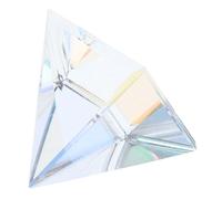 DEARMAMY Prisme en Verre Pyramide Attrape-soleil Décoratif pour Fenêtre, Réfraction Lumineuse, Mélange de Couleurs, Décoration de Bureau, pour Filles, Présent D'anniversaire