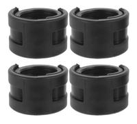 DEARMAMY Protection de Chaîne Vélo VTT en Caoutchouc Noir, Lot 4 Pièces | Base Arrière et Hauban, Anti-chocs, pour Route et Montagne, Protège L’usure