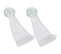 DEARMAMY Protège-cornes Bovins en Silicone Résistant, Taille Small, Lot de 1 Paire, Couverture Anti-combat pour Cornes de Bœuf, Accessoire Agricole pour Ferme et Élevage