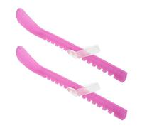 DEARMAMY Protège-Patins Structure Compacte et Élastique pour Caoutchouc Pourpre Résistance Améliorée à l'usure Patins à Glace Voyage en Paquet à Dos ou Valise