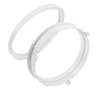 DEARMAMY Raccord de Tuyau pour Climatiseur Portable Compatible 35, Adaptateur 15 Cm avec Anneau de Retenue 150 Mm, Connecteur Étanche Haute Température pour Évacuation D’air Domestique