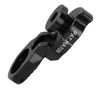 DEARMAMY Rallonge de Dérailleur Arrière de Vélo avec Vis, Patte de Dérailleur en Alliage D’Aluminium Noir, Compatible Volant Moteur 34-52 Dents, Extension Cadre Vélo pour VTT et Route, Kit