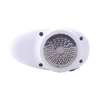 DEARMAMY Râpe Électrique pour Pieds Portable Lime à Peau de Pied en Abs sans Pile Dispositif D’élimination des Callosités Ergonomique et Démontable Usage Personnel Quotidien