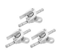 DEARMAMY Robinet Essence 8mm en Métal pour Scooters et Dirt Bike, Lot de 3 Pièces Interrupteur D'arrêt Moteur, Résistant la Corrosion pour Modifications