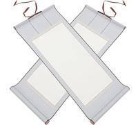 DEARMAMY Rouleaux de Dessin Chinois Vierges 2 Pcs en Papier de Riz Suspendu Multifonction, Mini Rouleaux A3 pour Calligraphie et Peinture, Décoration Murale Artistique pour Amateurs