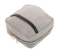 DEARMAMY Sac de Maquillage de Voyage Compact Polyester avec Compartiments Trousse Portable pour Cosmétiques et Articles de Toilette pour Déplacements Quotidiens et Courts Séjours